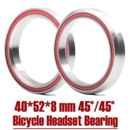 Couvercle de roulement de casque de vélo 52*40*8mm ( 2 pièces) 45/45 degrés acier chromé