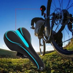 Selle de vélo ergonomique respirante Flexible multicolore facile à installer de remplacement
