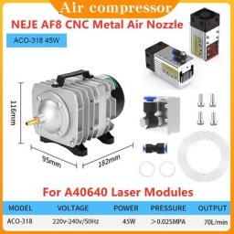 NEJE-Compresseur d'air à commande manuelle pour module laser Neje accessoires d'aquarium kit