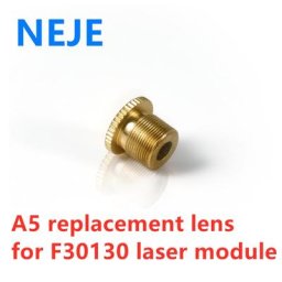 Lentille de rechange NEJE A5 distance focale fixe plan-convexe pour module laser NEJE F30130