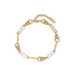 Saint Laurent Bracelet Vintage Rectangular Cable and Knot