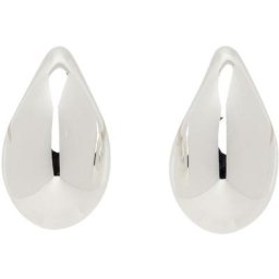 Bottega Veneta Petites boucles d'oreilles pendantes argentées