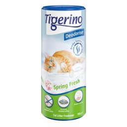 700g Désodorisant pour litière Tigerino parfum printanier - pour chat
