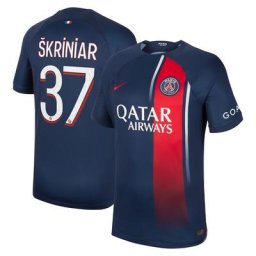 Maillot Paris Saint-Germain Nike Domicile Stadium 2023-24 avec flocage Škriniar 37