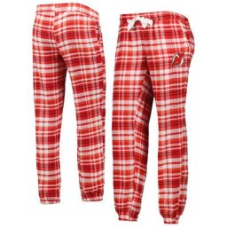 Pantalon en flanelle Mainstay des Devils du New Jersey pour femme Concepts Sport rouge