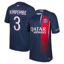 Maillot PSG Nike Domicile Stadium 23/24 - Enfant avec flocage Kimpembe 3