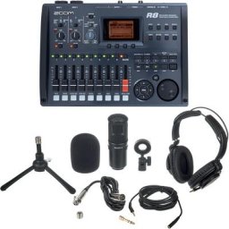 Zoom R8 Podcast Mic Set