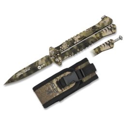 Balisong couteau papillon 23cm titane K25