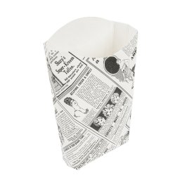 Pochette frites TIMES en carton nano-micro 190g - 14.5x9.5x18cm -