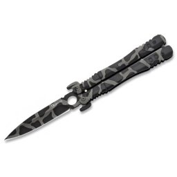 Couteau papillon balisong 22cm camouflage
