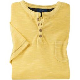 Pierre Clarence Tee-shirt col tunisien 104-108 (L)