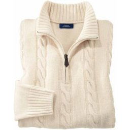 Pierre Clarence Pull torsades laine et cachemire 128-132 (3XL)