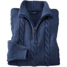 Pierre Clarence Pull torsades laine et cachemire 120-124 (2XL)