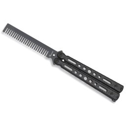Couteau papillon balisong 21cm Peigne brosse cheveux
