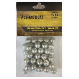 Lot 50 billes acier 9,5mm pour lance-pierre ou arbalète