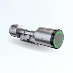 Cylindre électronique de serrure connecté étanche locky-13 à badge rfid mifare