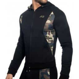 Addicted Veste Sport AD Coton Noire Noir L