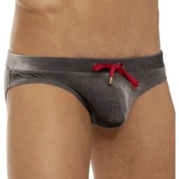 Marcuse Slip de Bain Burleigh Deluxe Gris Gris M