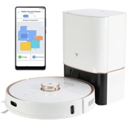 Xiaomi VIOMI S9 Robot Vacuum Cleaner Automatic Suction Station White