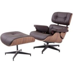 Makibes TY304 Lounge Chair With Pedal Seat Dark Brown