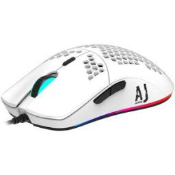 Ajazz AJ390 Ultralight Hollow-out Wired Mouse White
