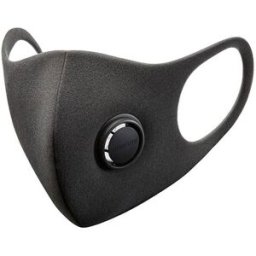 30pcs Smartmi KN95 FFP2 Face Mask with Breathing Valve Size L Black