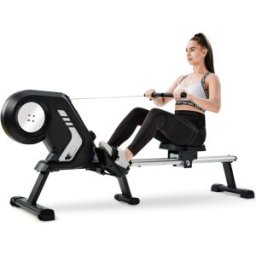 Merax Foldable Rowing Machine With Magnetic Resistance LCD Display