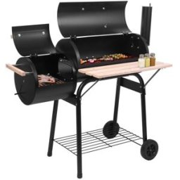 Zokop Portable Multifunctional Cylindrical Charcoal Grill Black