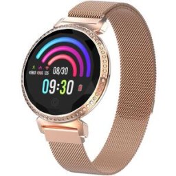 Makibes MC11 Smartwatch 1.04 inch IP67 Heart Rate Monitor Steel Strap