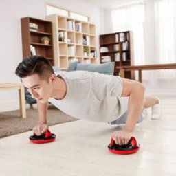 KINGSMITH Push-up Bracket Indoor Outdoor Sports Push Up Stand Red