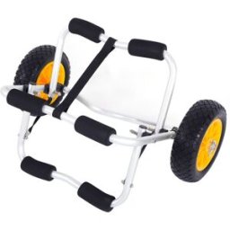 1.5mm Aluminum Alloy Trailer For Kayaking Canoe Silver