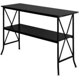 Artisasset 2-Tier Console Table Black