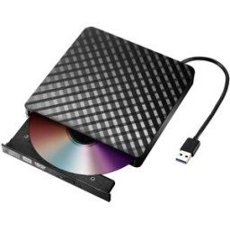 External Mobile Optical Drive USB 3.0 Interface Black