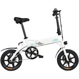 FIIDO D1 Folding Electric Moped Bike 11Ah 250W Motor White