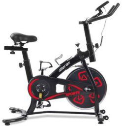 Merax Exercise Bike LCD Console Adjustable Seat Handlebar Red