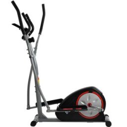 BTM Cross Portable Trainer Elliptical with LCD Display Red
