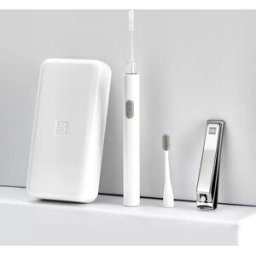 HUOHOU LED Portable Removable Nail Clippers Earpick Care Set White