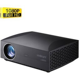 VIVIBRIGHT F30UP Native 1080P LED Light Projector 4800 Lumens Black