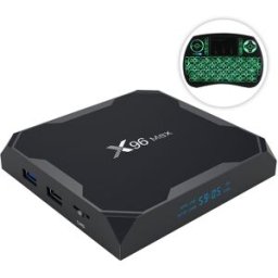 X96 MAX S905X2 Android 8.1 4GB64GB TV Box iPazzPort Keyboard