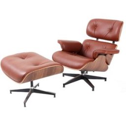 Makibes W302S00004 Lounge Chair With Pedal Seat Light Brown