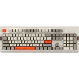 Ajazz AK510 Wired Mechanical Keyboard Black Switch Gray and White