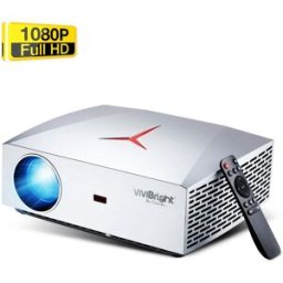 VIVIBRIGHT F40 Native 1080P White LED Light Projector 4200 Lumens
