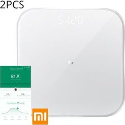2PCS Xiaomi Smart Body Weight Scale 2 White