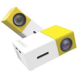 YG-300 Mini Pocket LCD Projector - Yellow