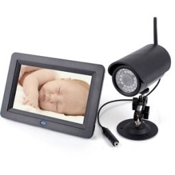 7 Inch Wireless Camera Monitor System for OfficeBaby DVR Monitoring