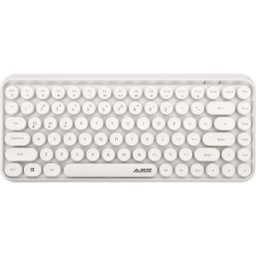 Ajazz 380i Bluetooth Wireless Keyboard White