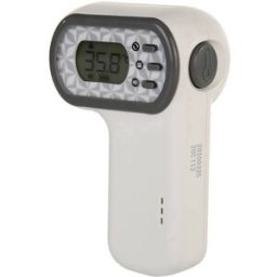 Portable Digital Non-contact Infrared Forehead Thermometer Grey White