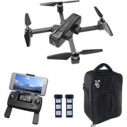JJRC X11 2K 5G WIFI FPV GPS Foldable RC Drone Three Batteries Black