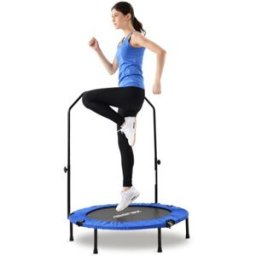 Merax 40 Inch Foldable Home Fitness Trampoline - Blue
