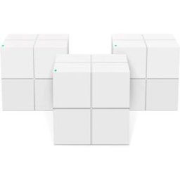 3PCS TENDA MW6 Mesh 2.4GHz 5GHz WiFi Router White